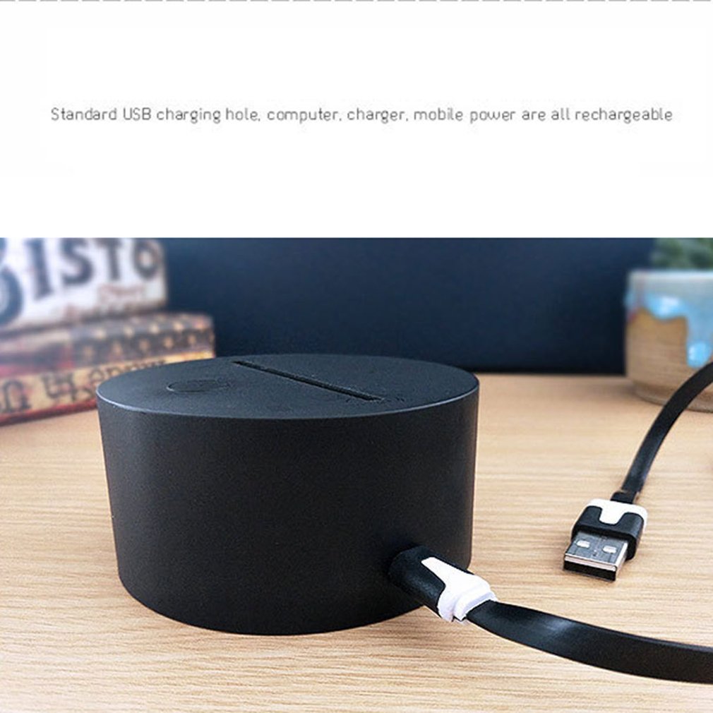 Visual stereo light LED colorful night light