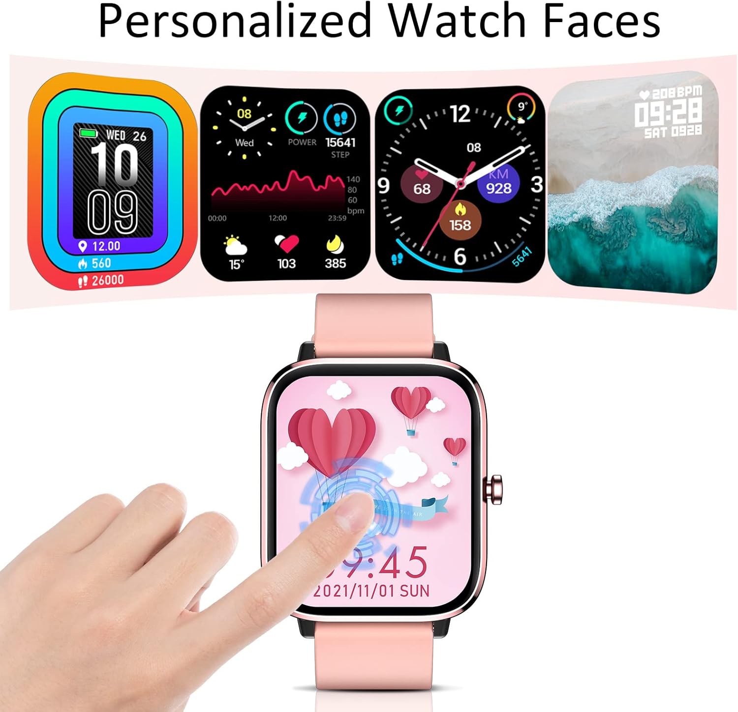 New Smartwatches, Featuring Message Alerts, Call Answering, Health Monitoring, Activity Tracking, Notification Reminders, And Fitness Functions.