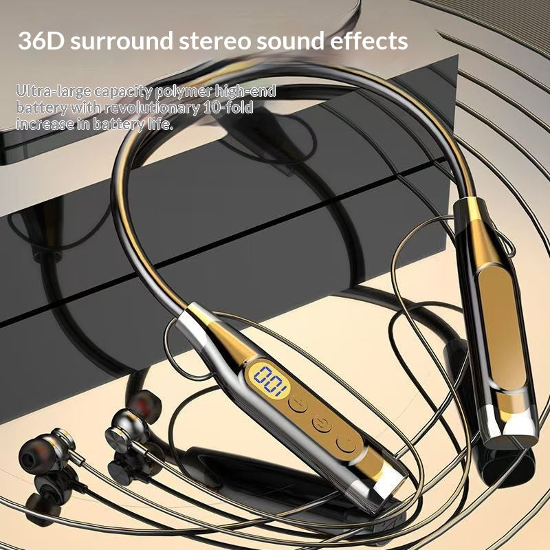 Wireless Bluetooth Neckband Earbuds With Ultra-long Battery Life