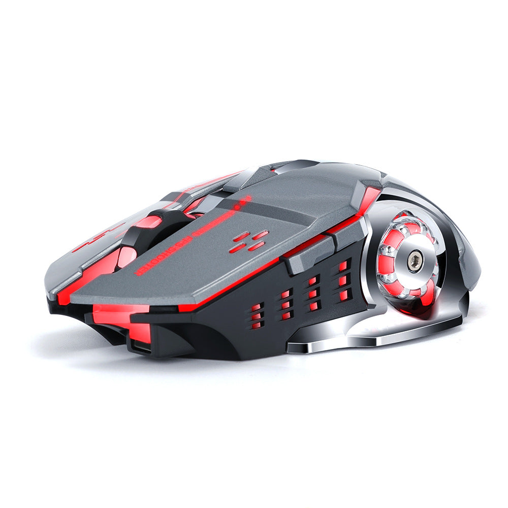 Professional Gamer Mouse Backlit Rechargeable Silent Mice